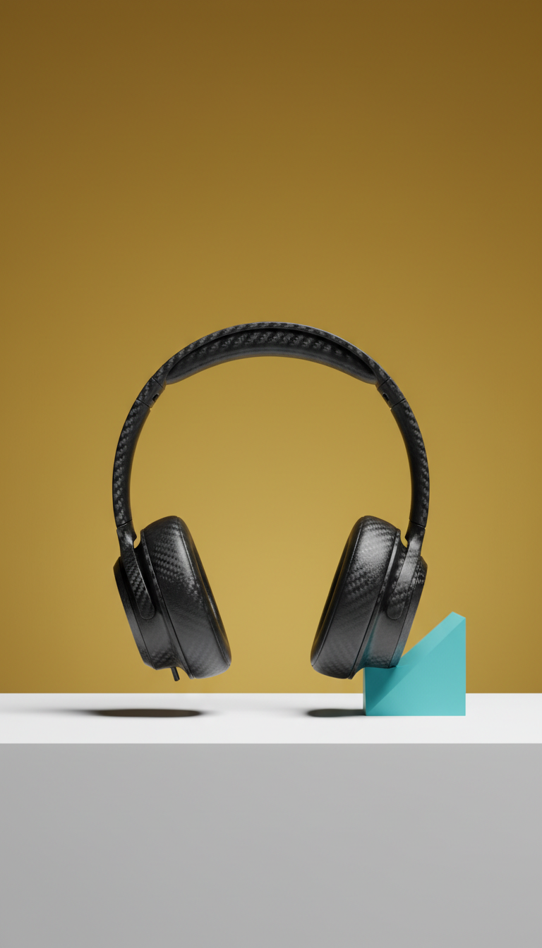 Carbon Fiber Wireless Headphones
